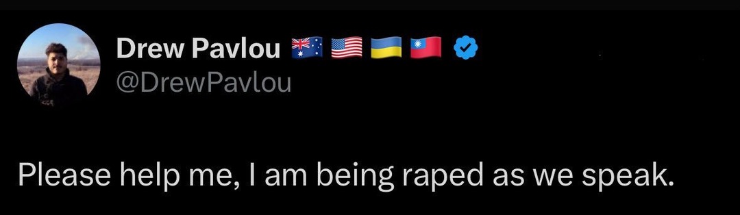 Please help me, I am being raped as we speak.