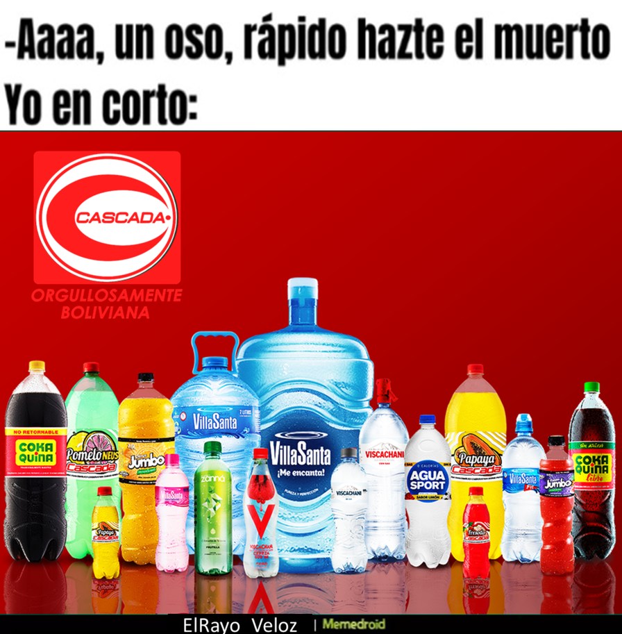 -Aaaa, un oso, rápido hazte el muerto Yo en corto: