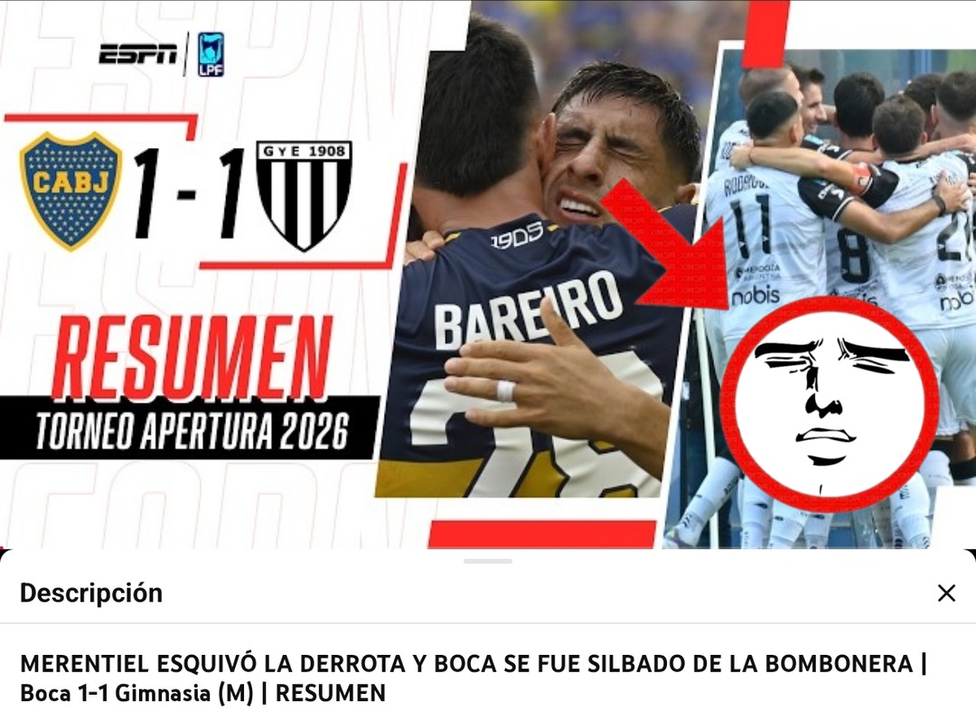 CABJ 1-1 Gimnasia (M) RESUMEN TORNEO APERTURA 2026 MERENTIEL ESQUIVÓ LA DERROTA Y BOCA SE FUE SILBADO DE LA BOMBONERA | Boca 1-1 Gimnasia (M) | RESUMEN