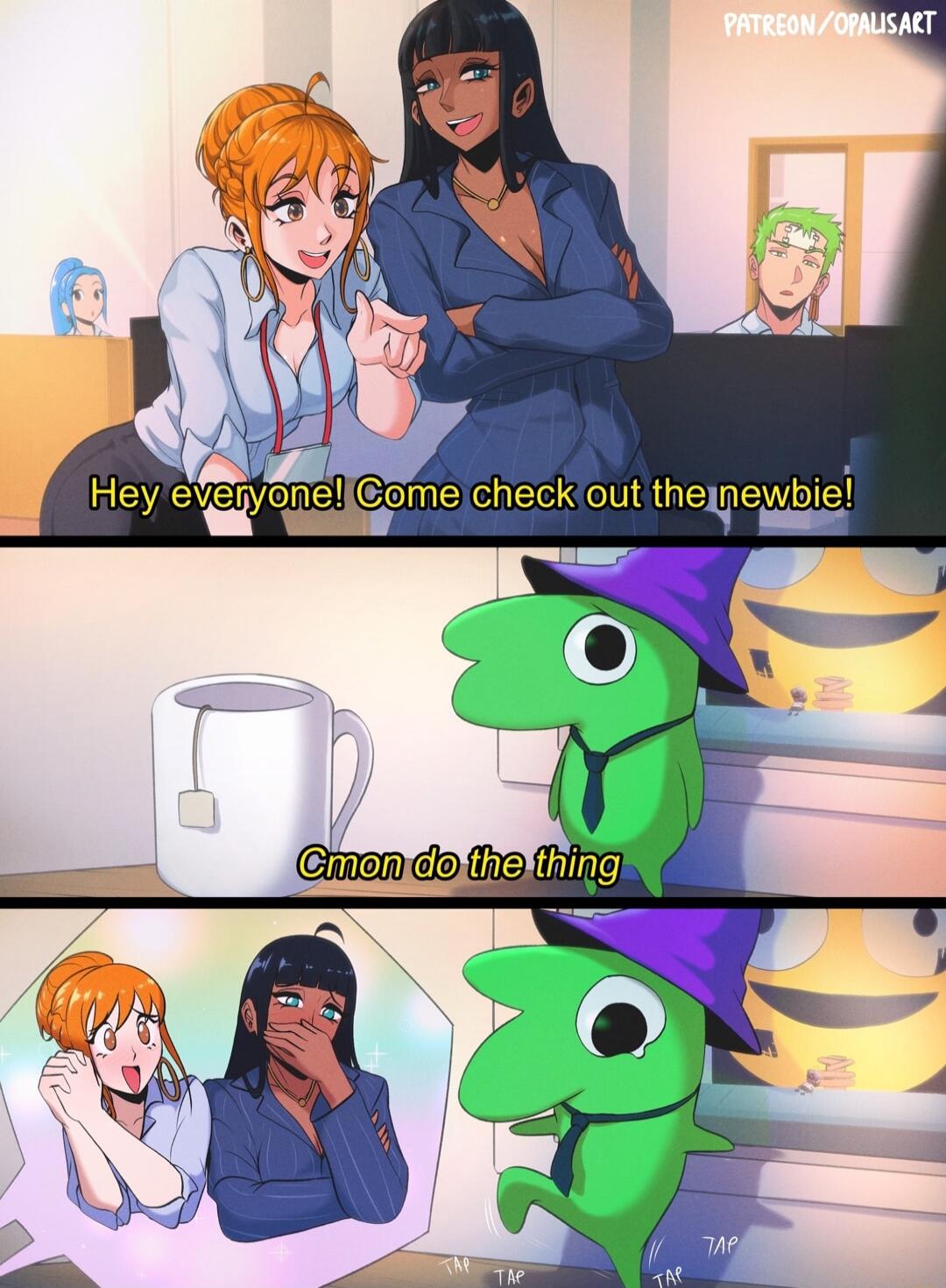 Hey everyone! Come check out the newbie! Cmon do the thing