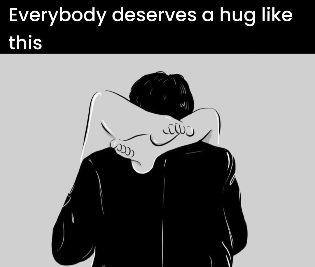 Everybody deserves a hug like this