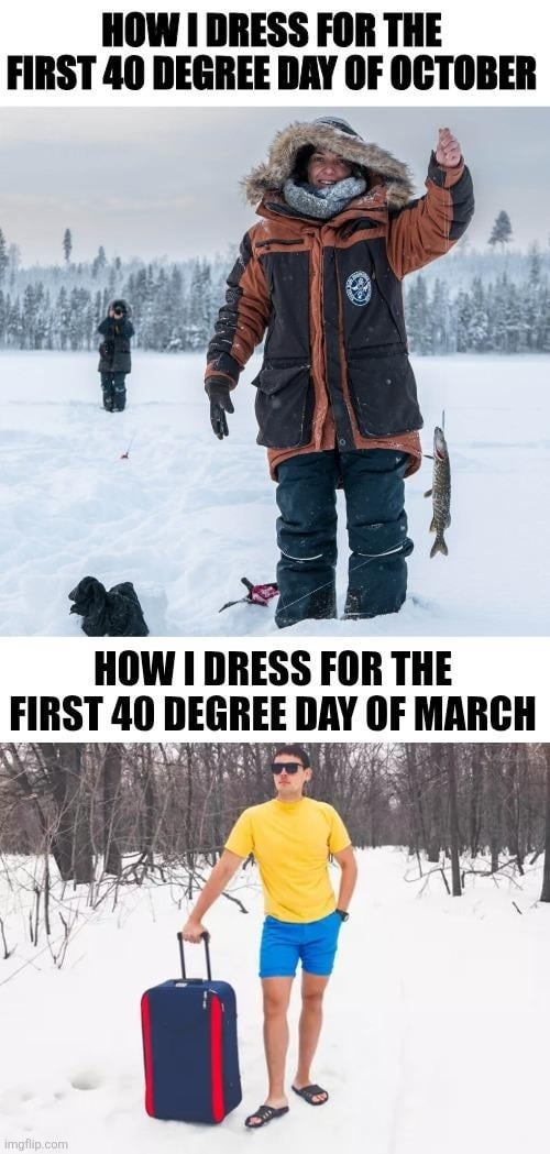 HOW I DRESS FOR THE FIRST 40 DEGREE DAY OF OCTOBER

HOW I DRESS FOR THE FIRST 40 DEGREE DAY OF MARCH