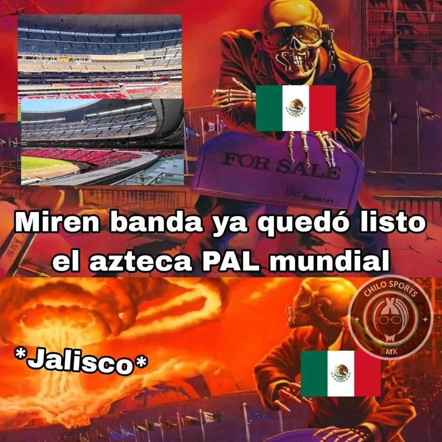 Miren banda ya quedó listo el azteca PAL mundial *Jalisco*