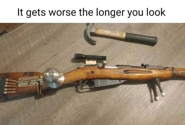 It gets worse the longer you look