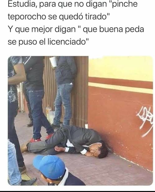 Estudia, para que no digan 