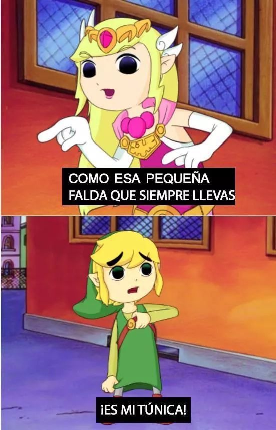 COMO ESA PEQUEÑA FALDA QUE SIEMPRE LLEVAS
¡ES MI TÚNICA!