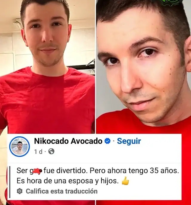 Ser g🗝 fue divertido. Pero ahora tengo 35 años. Es hora de una esposa y hijos.