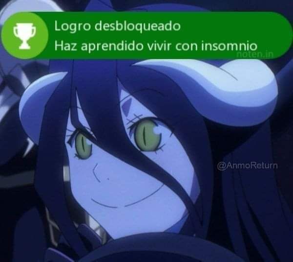 Logro desbloqueado Haz aprendido vivir con insomnio