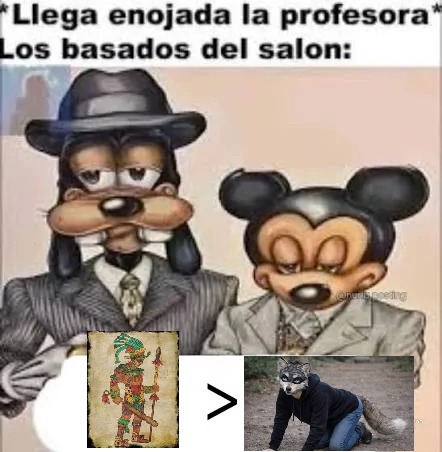 *Llega enojada la profesora* Los basados del salon: