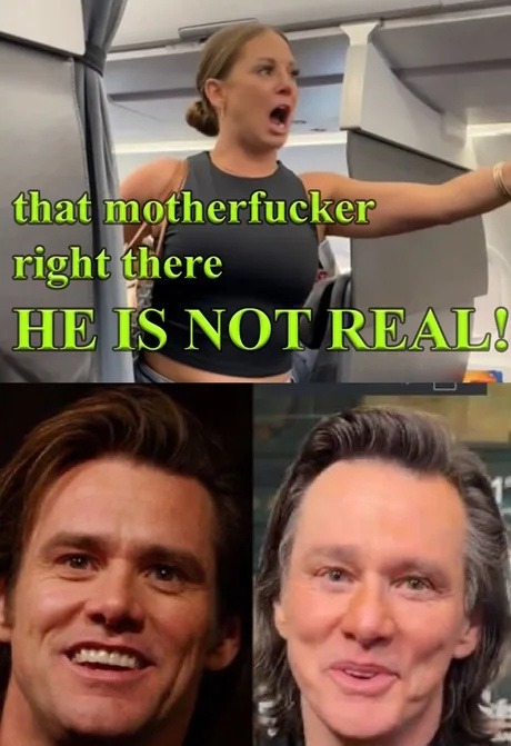 that motherfucker right there HE IS NOT REAL!