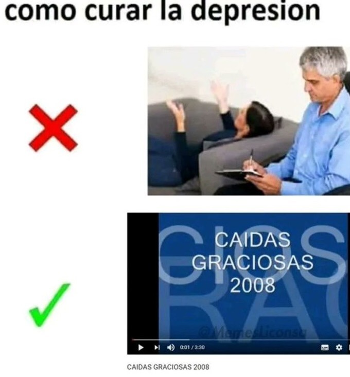 como curar la depresion
CAIDAS GRACIOSAS 2008