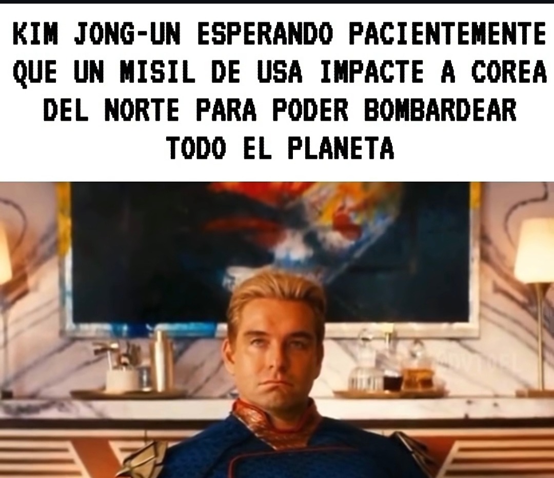 KIM JONG-UN ESPERANDO PACIENTEMENTE QUE UN MISIL DE USA IMPACTE A COREA DEL NORTE PARA PODER BOMBARDER TODO EL PLANETA