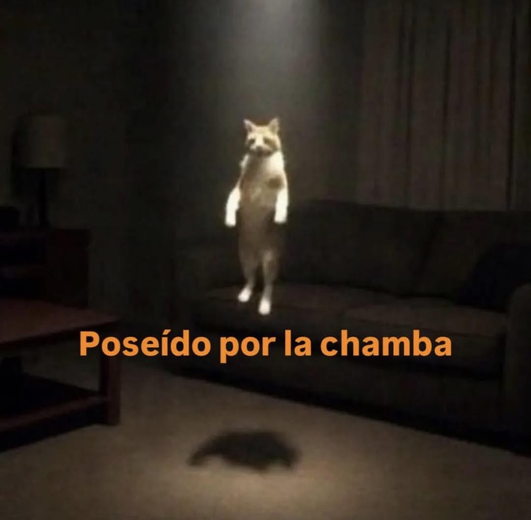 Poseído por la chamba