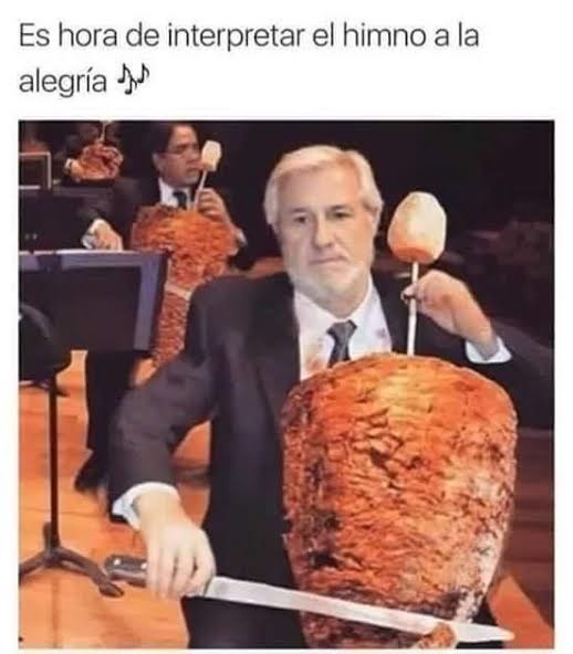 Es hora de interpretar el himno a la alegría 🎶