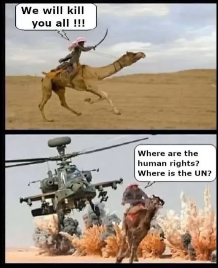 We will kill you all !!! // Where are the human rights? Where is the UN?
