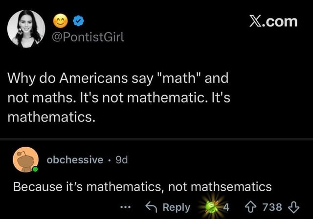 Why do Americans say 