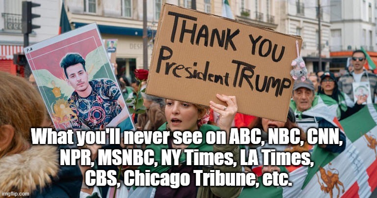 What you'll never see on ABC, NBC, CNN, NPR, MSNBC, NY Times, LA Times, CBS, Chicago Tribune, etc. 
Thank you President Trump
