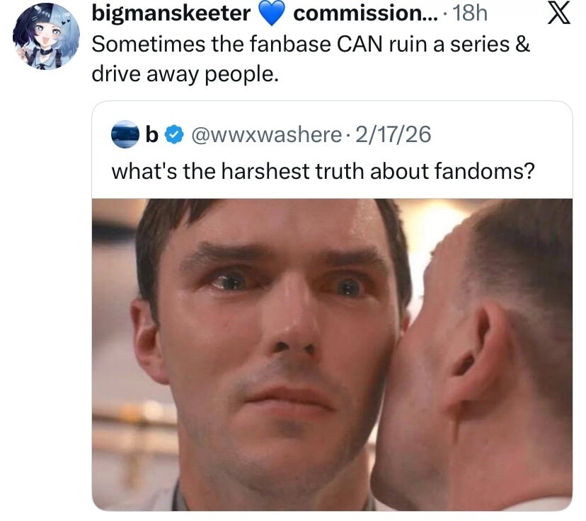 Sometimes the fanbase CAN ruin a series & drive away people. what's the harshest truth about fandoms?