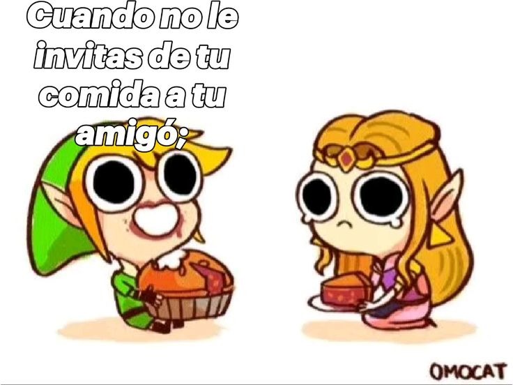 Cuando no le invitas de tu comida a tu amig@