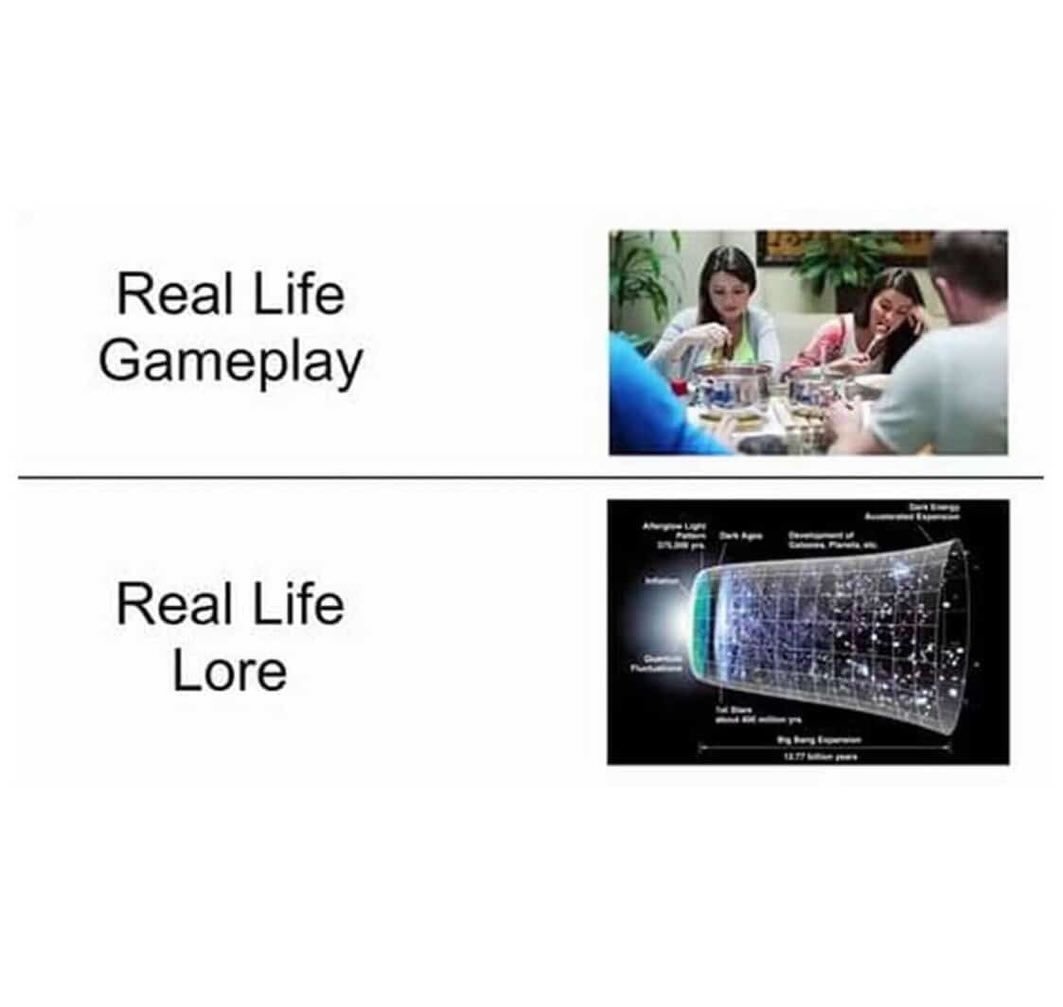 Real Life Gameplay vs Real Life Lore
