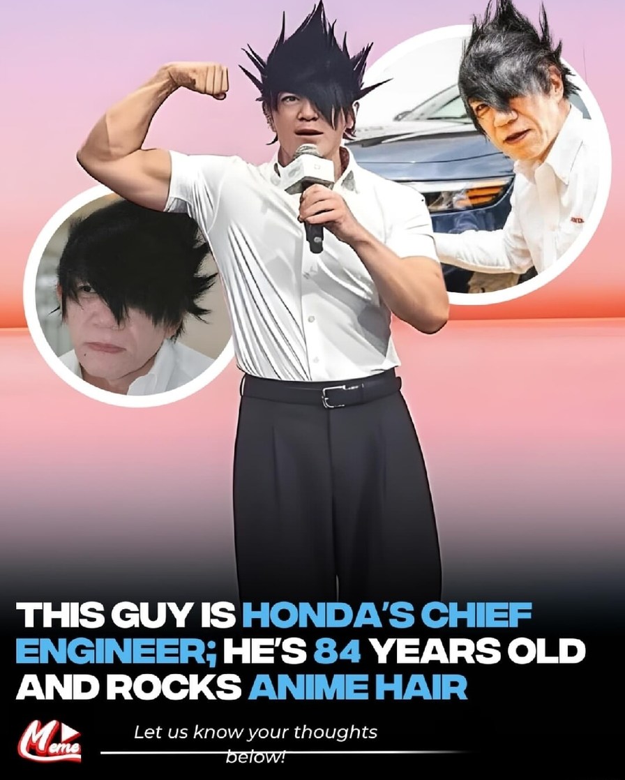 THIS GUY IS HONDA'S CHIEF ENGINEER; HE'S 84 YEARS OLD AND ROCKS ANIME HAIR. Let us know your thoughts below!
