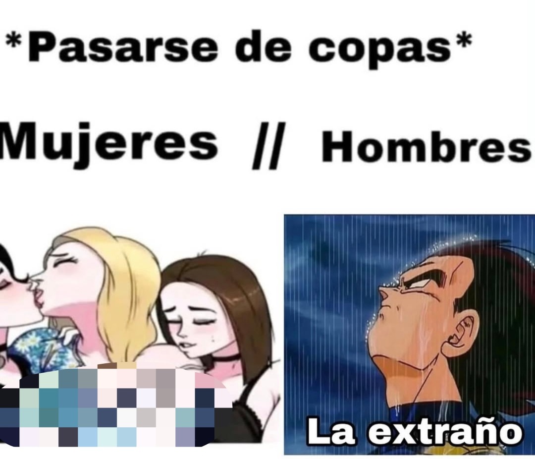 *Pasarse de copas*
Mujeres // Hombres
La extraño