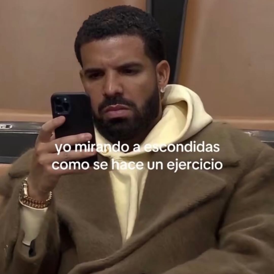 yo mirando a escondidas como se hace un ejercicio