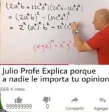 Julio Profe Explica porque a nadie le importa tu opinion
