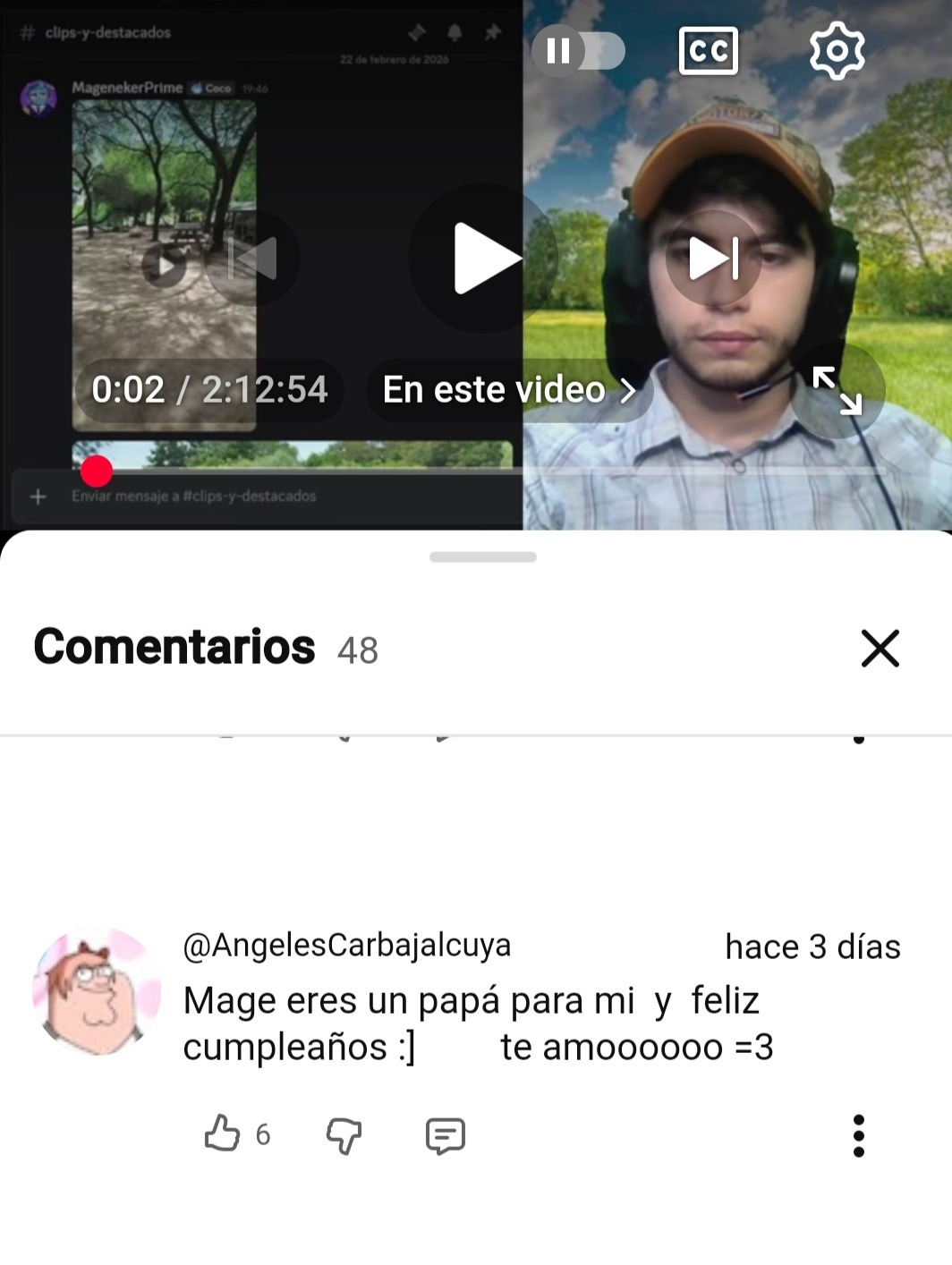 0:02 / 2:12:54 En este video