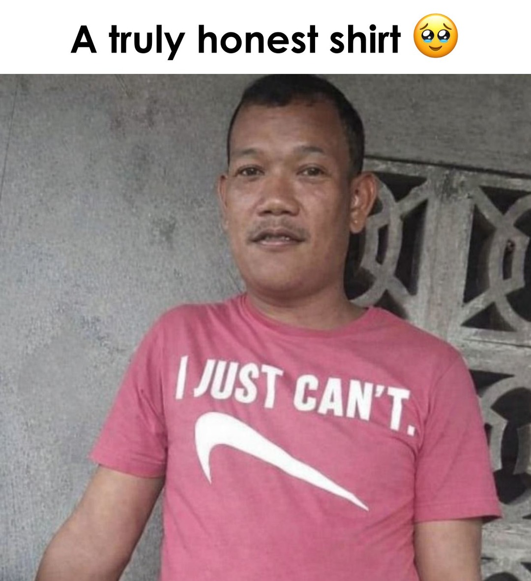 A truly honest shirt 🥺