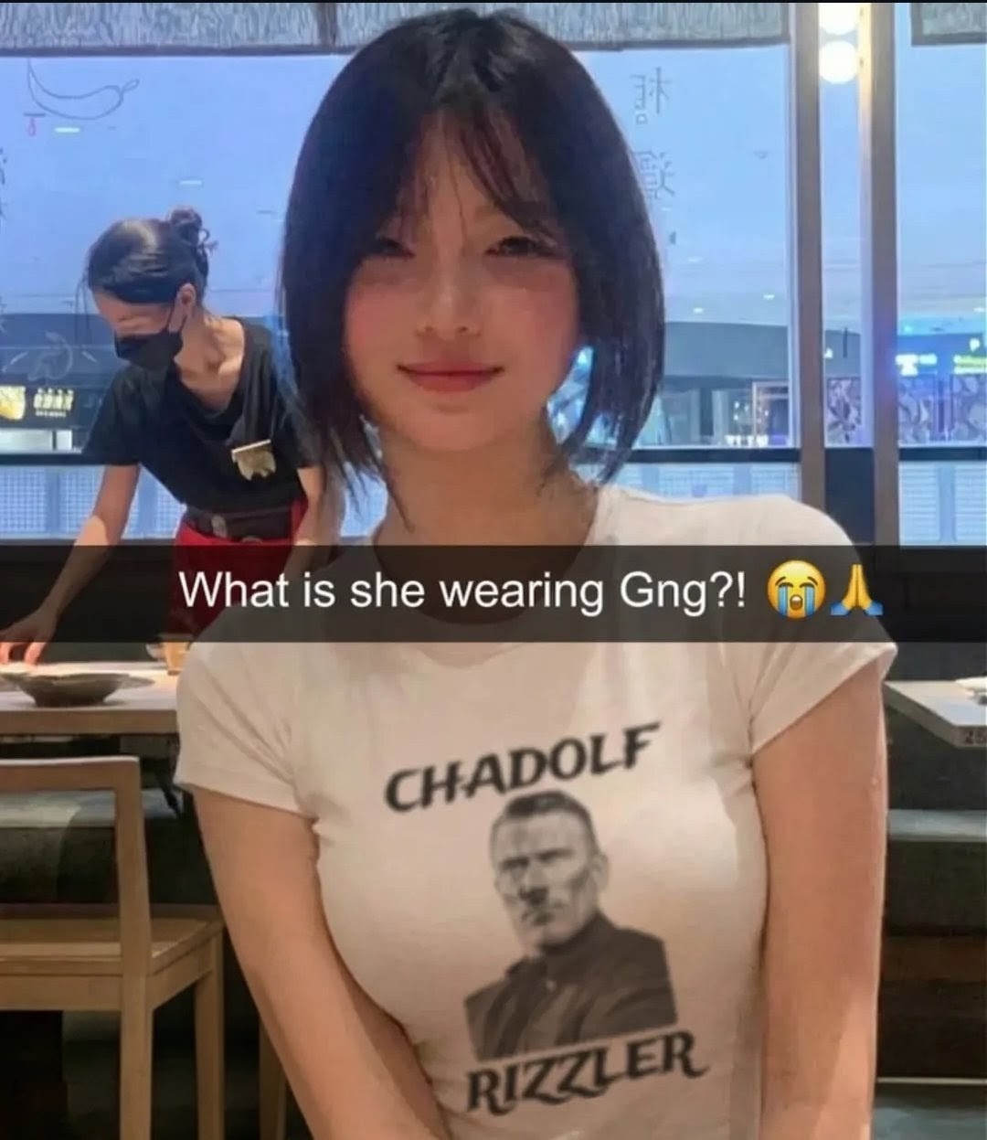 What is she wearing Gng?! 😭🙏