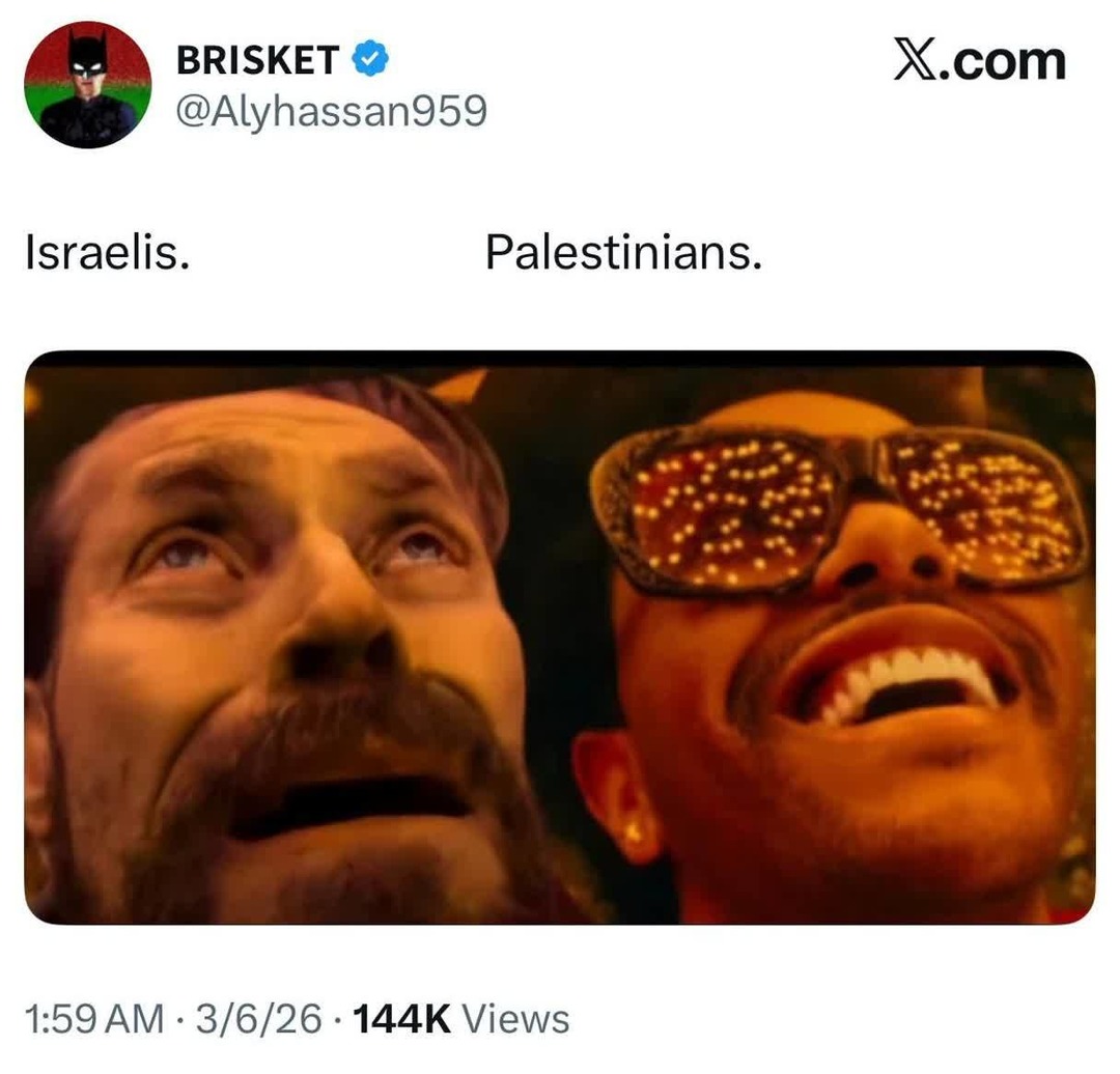 Israelis. Palestinians.