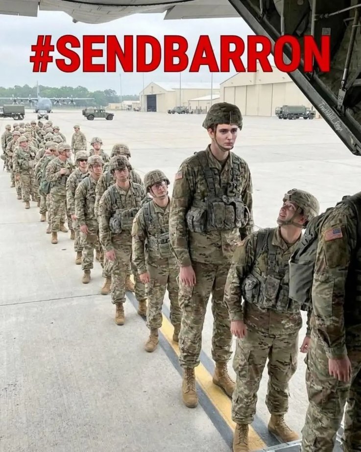 #SENDBARRON
