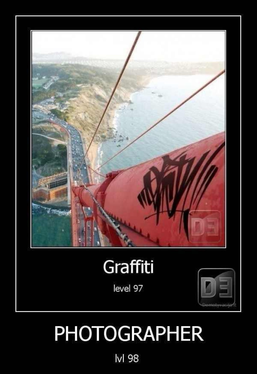 Graffiti level 97 PHOTOGRAPHER lvl 98