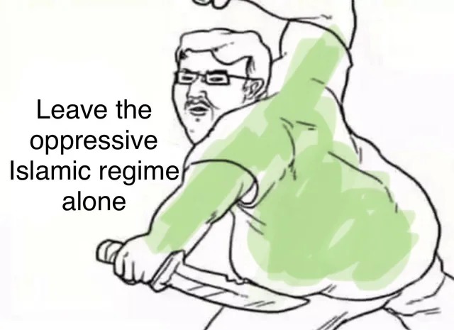 Leave the oppressive Islamic regime alone