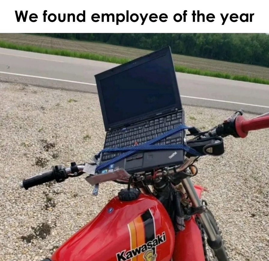 We found employee of the year