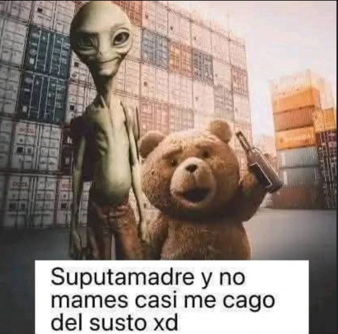 Suputamádre y no mames casi me cago del susto xd