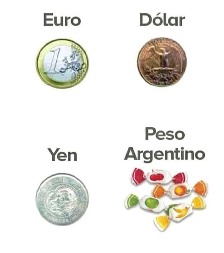 Euro
1
Dólar
Yen
Peso Argentino