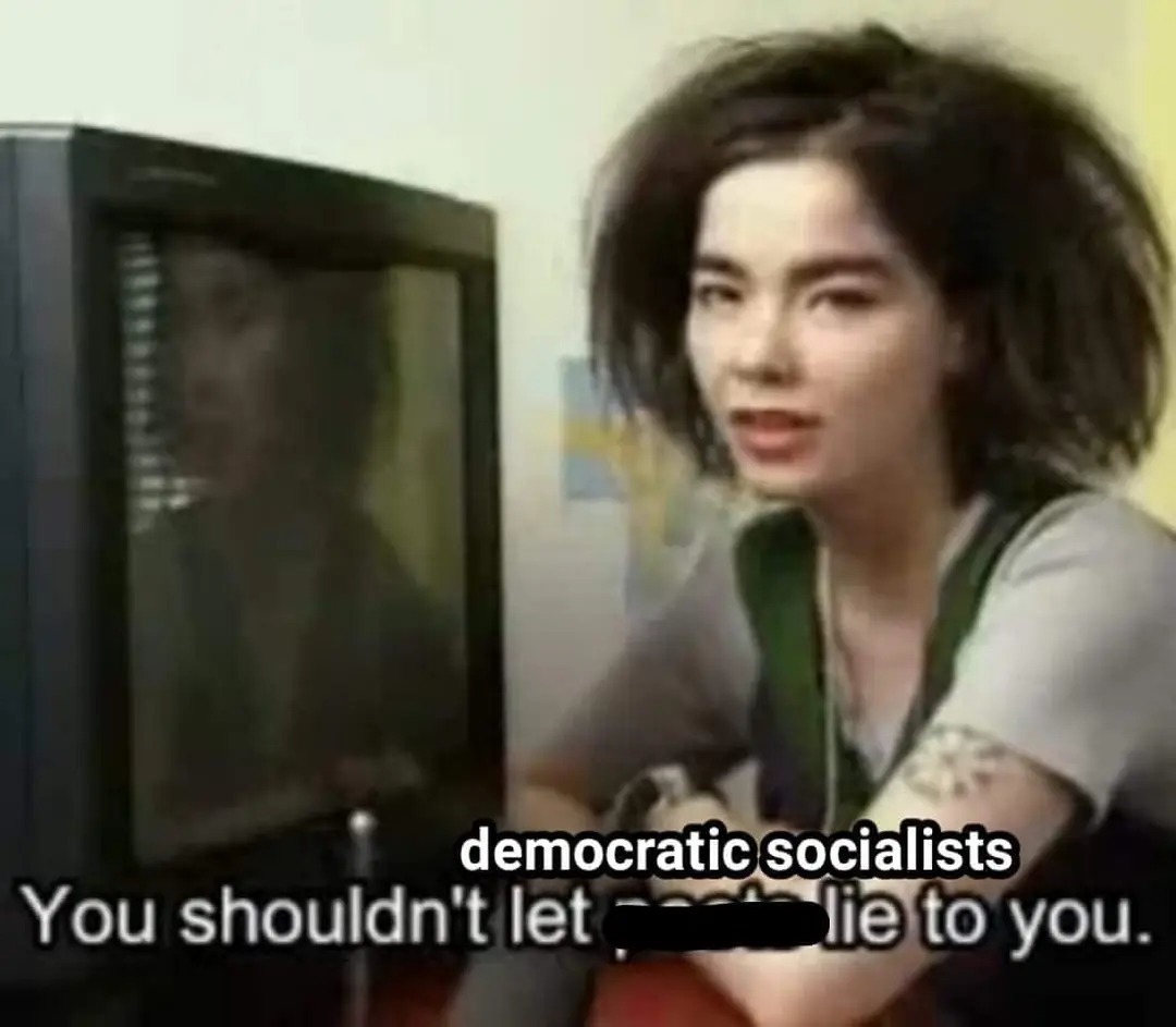 democratic socialists You shouldn't let people lie to you.