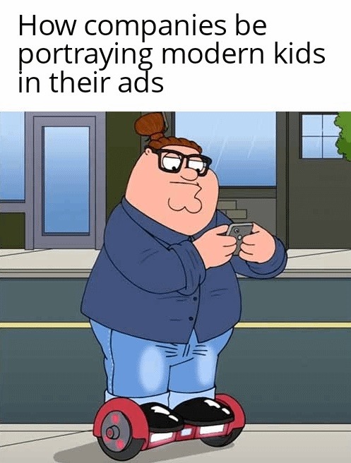 How companies be portraying modern kids in their ads
