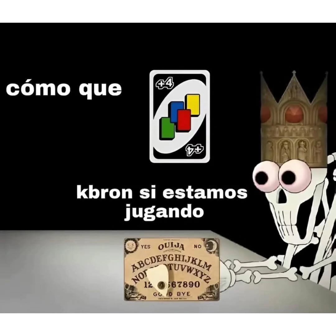 cómo que kbron si estamos jugando