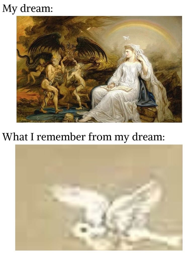 My dream:
What I remember from my dream: