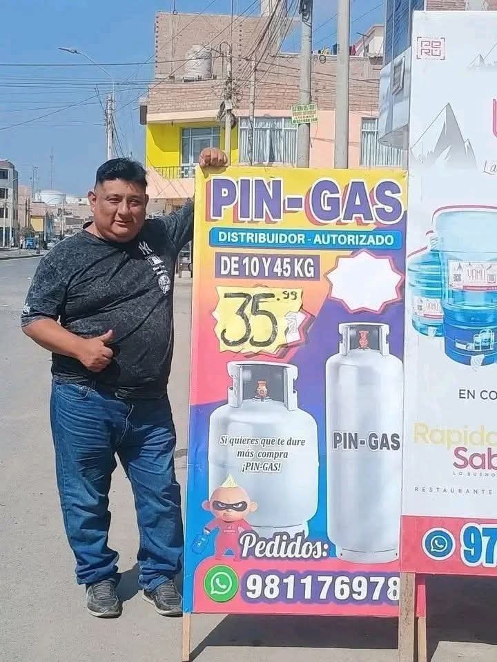 PIN-GAS DISTRIBUIDOR AUTORIZADO DE 10 Y 45 KG 35.99 Si quieres que te dure mas compra ¡PIN-GAS! Pedidos: 981176978