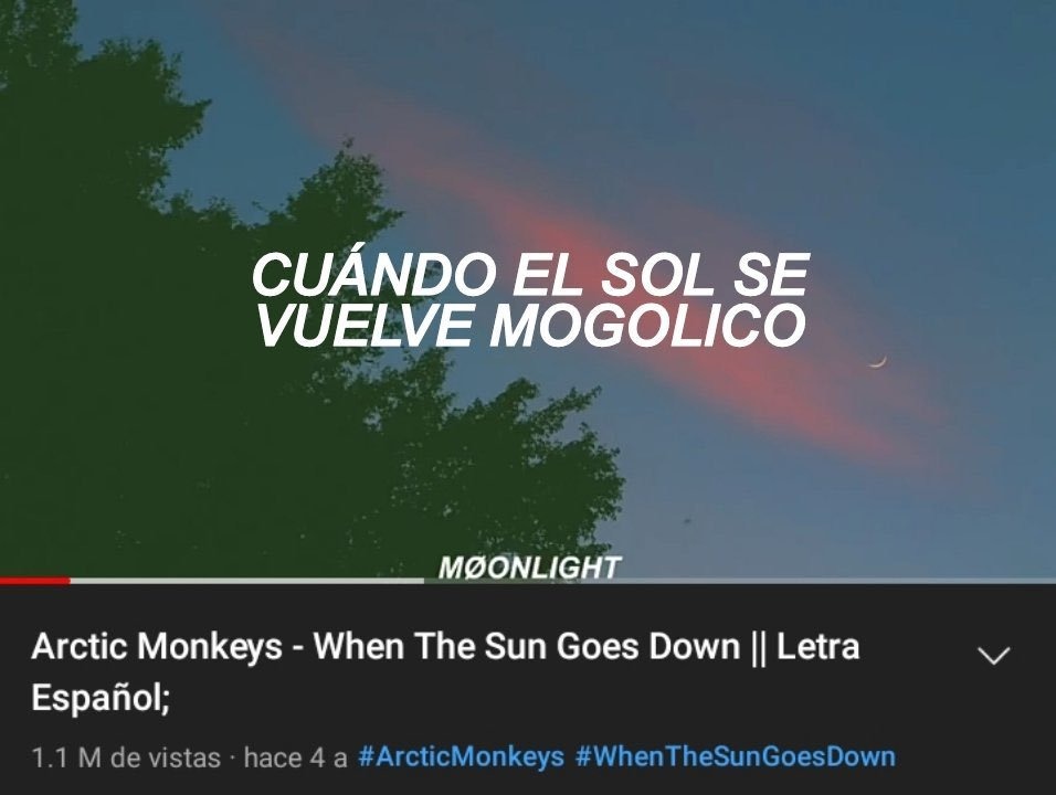 CUÁNDO EL SOL SE VUELVE MOGOLICO
MØØNLIGHT