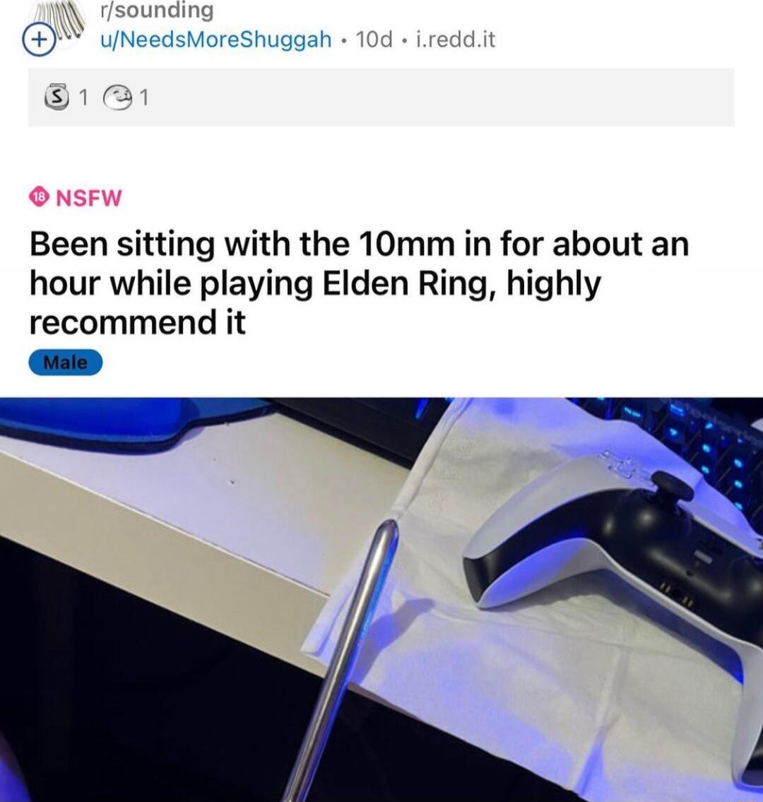 Been sitting with the 10mm in for about an hour while playing Elden Ring, highly recommend it