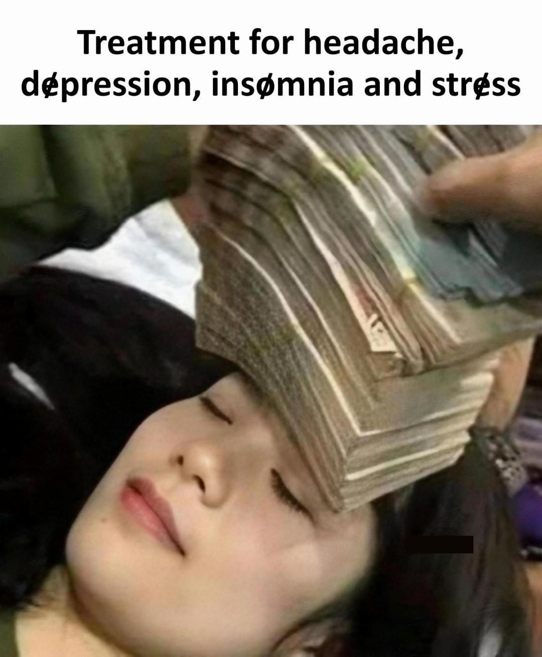 Treatment for headache, depression, insomnia and stress