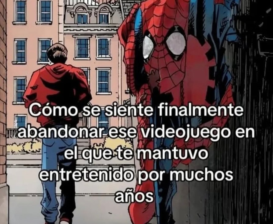 Cómo se siente finalmente abandonar ese videojuego en el que te mantuvo entretenido por muchos años