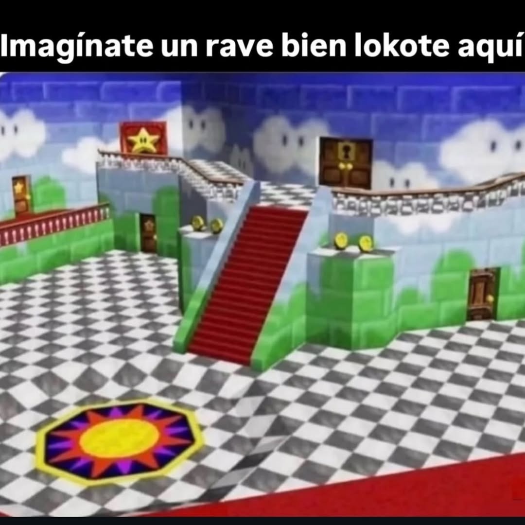 Imagínate un rave bien lokote aquí
