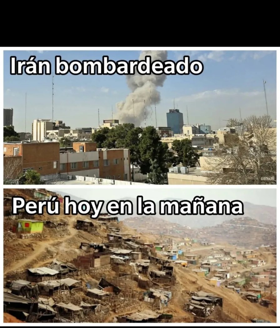 Irán bombardeado
Perú hoy en la mañana