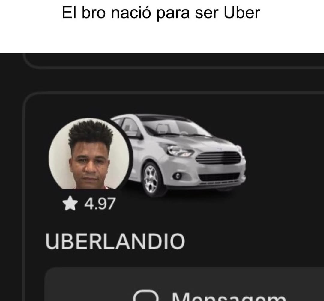 El bro nació para ser Uber